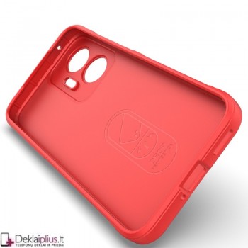 Magic Shield guminis dėklas - raudonas (Xiaomi Poco F7 5G)